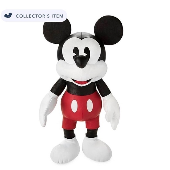 Mickey Mouse Stimulated Leather Plush - Picture 1 of 5